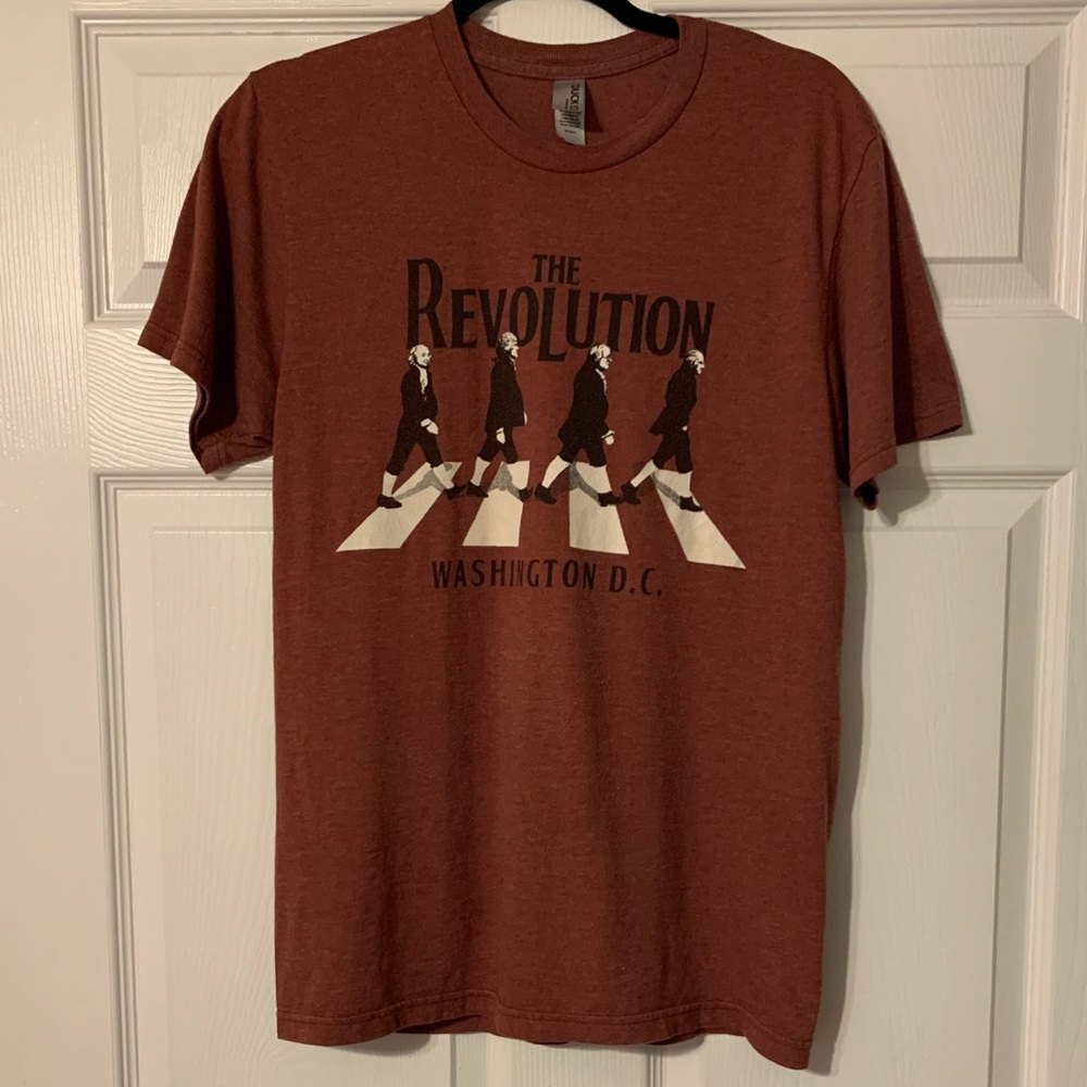 The revolution Washington D. C Beatles themed t shirt